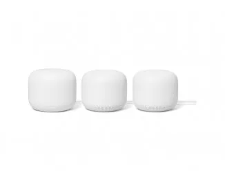 Точка доступа Google Nest Wifi Router and Two Points Snow (GA00823-US)