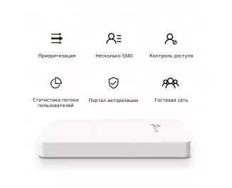 Точка доступа TP-Link EAP235-Wall AC1200 in 1xGE out 3xGE PoE MU-MIMO під розетку