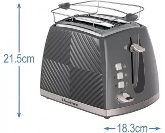 Тостер Russell Hobbs Groove Grey 26392-56