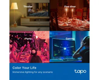 Розумна світлодіодна лампа TP-Link Tapo L530E N300 (TAPO-L530E-2-PACK)