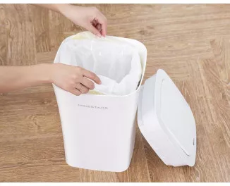 Умное мусорное ведро Xiaomi Ninestars Waterproof Sensor Trash Can 10L (DZT-10-11S) White