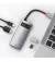 USB-хаб USB Type-C Baseus Metal Gleam Multi-functional 4-in-1 (PD, USB, HDMI) (CAHUB-CY0G) Gray