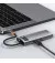 USB-хаб USB Type-C Baseus Metal Gleam Multi-functional 6-in-1 (PD, USB, HDMI, RJ45) (CAHUB-CW0G) Gray