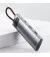 USB-хаб USB Type-C Baseus Metal Gleam Multi-functional 7-in-1 (PD, USB, HDMI, SD) (WKWG020113) Gray