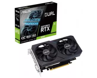 Видеокарта ASUS GeForce RTX 3050 Dual V2 OC Edition 8GB GDDR6 (DUAL-RTX3050-O8G-V2)