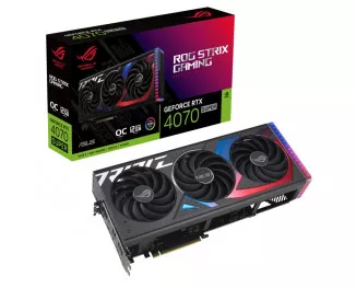Видеокарта ASUS GeForce RTX 4070 SUPER ROG Strix 12GB GDDR6X OC Edition (ROG-STRIX-RTX4070S-O12G-GAMING)