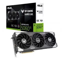 Відеокарта ASUS GeForce RTX 5060 Ti TUF Gaming 16GB GDDR7 OC Edition (90YV0MG0-M0AA00)