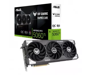 Відеокарта ASUS GeForce RTX 5060 Ti TUF Gaming 8GB GDDR7 OC Edition (TUF-RTX5060TI-O8G-GAMING)