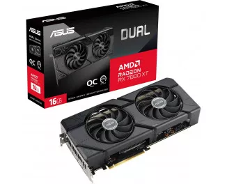 Видеокарта ASUS Radeon RX 7800 XT Dual OC Edition 16GB GDDR6 (DUAL-RX7800XT-O16G)