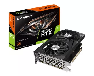 Видеокарта Gigabyte GeForce RTX 3050 WINDFORCE V2 8G (GV-N3050WF2V2-8GD)