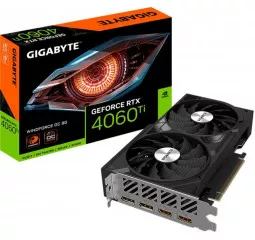 Видеокарта Gigabyte GeForce RTX 4060 Ti WINDFORCE OC 8G (GV-N406TWF2OC-8GD)