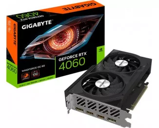 Видеокарта Gigabyte GeForce RTX 4060 WINDFORCE OC 8G (GV-N4060WF2OC-8GD)