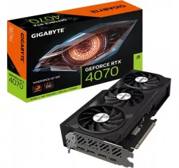 Видеокарта Gigabyte GeForce RTX 4070 WINDFORCE OC 12G (GV-N4070WF3OC-12GD)