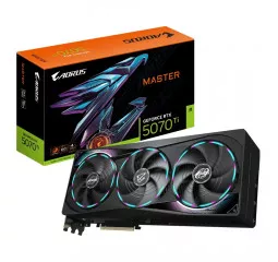 Видеокарта Gigabyte GeForce RTX 5070 Ti AORUS MASTER 16G (GV-N507TAORUS M-16GD)