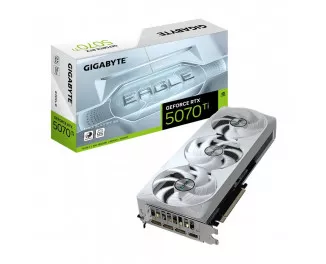 Видеокарта Gigabyte GeForce RTX 5070 Ti EAGLE OC ICE SFF 16G (GV-N507TEAGLEOC ICE-16GD)