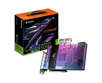 Видеокарта Gigabyte GeForce RTX 5090 XTREME WATERFORCE WB 32G (GV-N5090AORUSX WB-32GD)