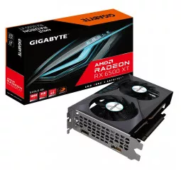 Видеокарта Gigabyte Radeon RX 6500 XT EAGLE 4G (GV-R65XTEAGLE-4GD)