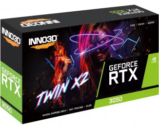 Відеокарта Inno3D GeForce RTX 3050 TWIN X2 (N30502-08D6-1711VA41)