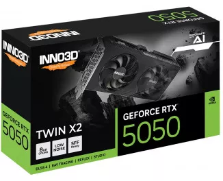 Відеокарта Inno3D GeForce RTX 5050 TWIN X2 (N50502-08D6-174071N)