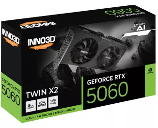 Видеокарта Inno3D GeForce RTX 5060 TWIN X2 8G (N50602-08D7-195071N)