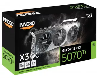 Видеокарта Inno3D GeForce RTX 5070 Ti X3 OC (N507T3-16D7X-176068N)