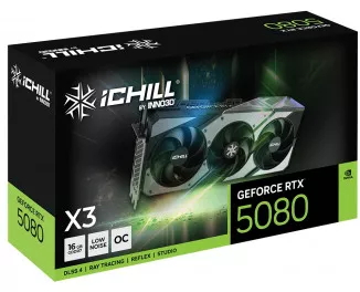 Видеокарта Inno3D GeForce RTX 5080 ICHILL X3 (C50803-16D7X-176069H)