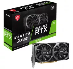 Видеокарта MSI GeForce RTX 3050 VENTUS 2X XS 8G OC