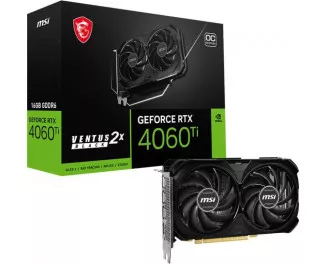 Видеокарта MSI GeForce RTX 4060 Ti VENTUS 2X BLACK 16G OC