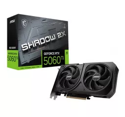 Відеокарта MSI GeForce RTX 5060 Ti 8G SHADOW 2X PLUS (912-V536-068)