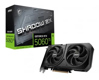 Відеокарта MSI GeForce RTX 5060 Ti 8G SHADOW 2X PLUS (912-V536-068)