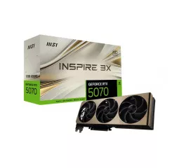 Видеокарта MSI GeForce RTX 5070 12G INSPIRE 3X OC