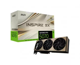 Видеокарта MSI GeForce RTX 5070 12G INSPIRE 3X OC