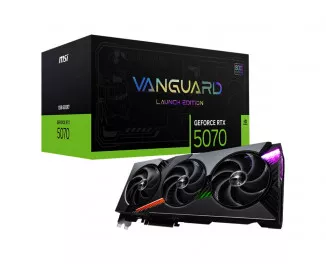 Видеокарта MSI GeForce RTX 5070 12G VANGUARD SOC LAUNCH EDITION
