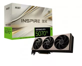Видеокарта MSI GeForce RTX 5070 Ti 16G INSPIRE 3X OC