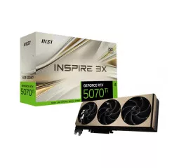 Видеокарта MSI GeForce RTX 5070 Ti 16G INSPIRE 3X OC PLUS