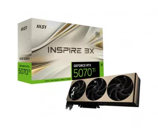 Видеокарта MSI GeForce RTX 5070 Ti 16G INSPIRE 3X OC PLUS