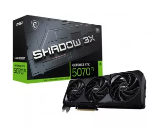 Відеокарта MSI GeForce RTX 5070 Ti 16G SHADOW 3X OC