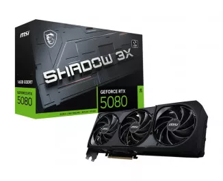 Видеокарта MSI GeForce RTX 5080 16G SHADOW 3X