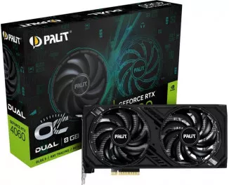 Видеокарта Palit GeForce RTX 4060 Dual (NE64060019P1-1070D)