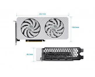 Відеокарта Palit GeForce RTX 5060 8GB GDDR7 White OC (NE75060U19P1-GB2063M)