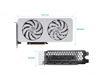 Відеокарта Palit GeForce RTX 5060 Ti White OC 16GB (NE7506TU19T1-GB2061M)