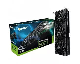 Видеокарта Palit GeForce RTX 5070 12GB GDDR7 Infinity 3 OC (NE75070S19K9-GB2050S)