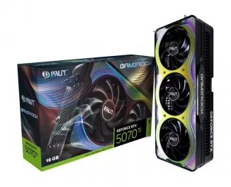 Видеокарта Palit GeForce RTX 5070 Ti GameRock (NE7507T019T2-GB2030G)