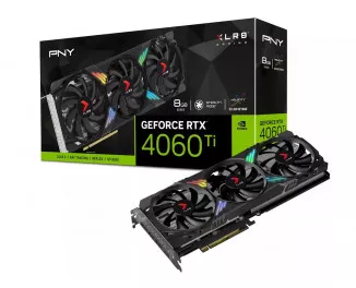 Видеокарта PNY GeForce RTX 4060 Ti 8GB XLR8 Gaming VERTO EPIC-X RGB (VCG4060T8TFXXPB1)
