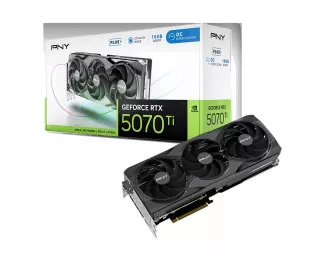 Видеокарта PNY GeForce RTX 5070 Ti 16 GB Overclocked Triple Fan Plus (VCG5071T16TFXPB1-O)