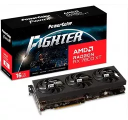 Видеокарта PowerColor Radeon RX 7800 XT 16GB GDDR6 Fighter (RX 7800 XT 16G-F/OC)