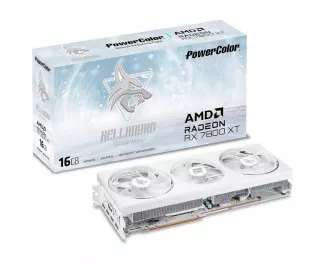 Видеокарта PowerColor Radeon RX 7800 XT 16GB GDDR6 Hellhound Spectral White (RX 7800 XT 16G-L/OC/WHITE)