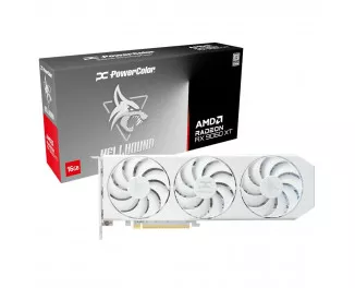 Відеокарта PowerColor Radeon RX 9060 XT 16GB GDDR6 Hellhound Spectral White (RX9060XT 16G-L/OC/WHITE)