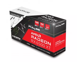 Видеокарта Sapphire Radeon RX 6500 XT 8GB PULSE (11314-08-20G)