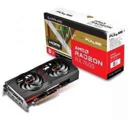 Видеокарта Sapphire Radeon RX 7600 PULSE (11324-01-20G)